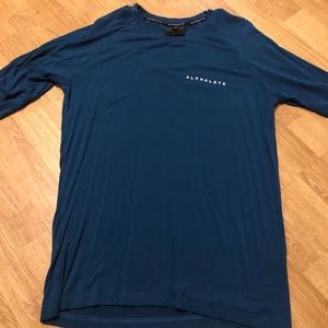 Alphalete men’s blue premium long sleeve